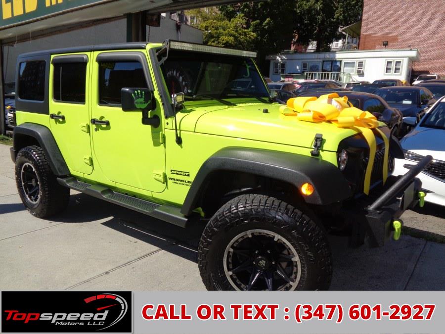 Used Jeep Wrangler Unlimited 4WD 2016 | Top Speed Motors LLC. Jamaica, New York Used Jeep Wrangler Unlimited 4WD 2016 | Top Speed Motors LLC. Jamaica, New York