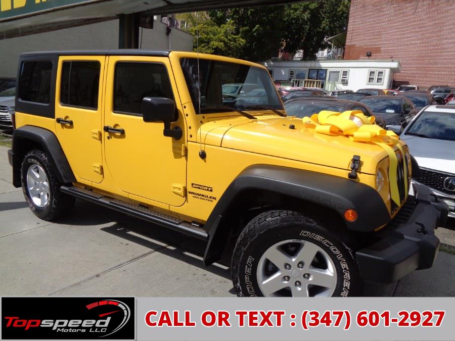 Used Jeep Wrangler Unlimited 4WD Sport 2015 | Top Speed Motors LLC. Jamaica, New York Used Jeep Wrangler Unlimited 4WD Sport 2015 | Top Speed Motors LLC. Jamaica, New York
