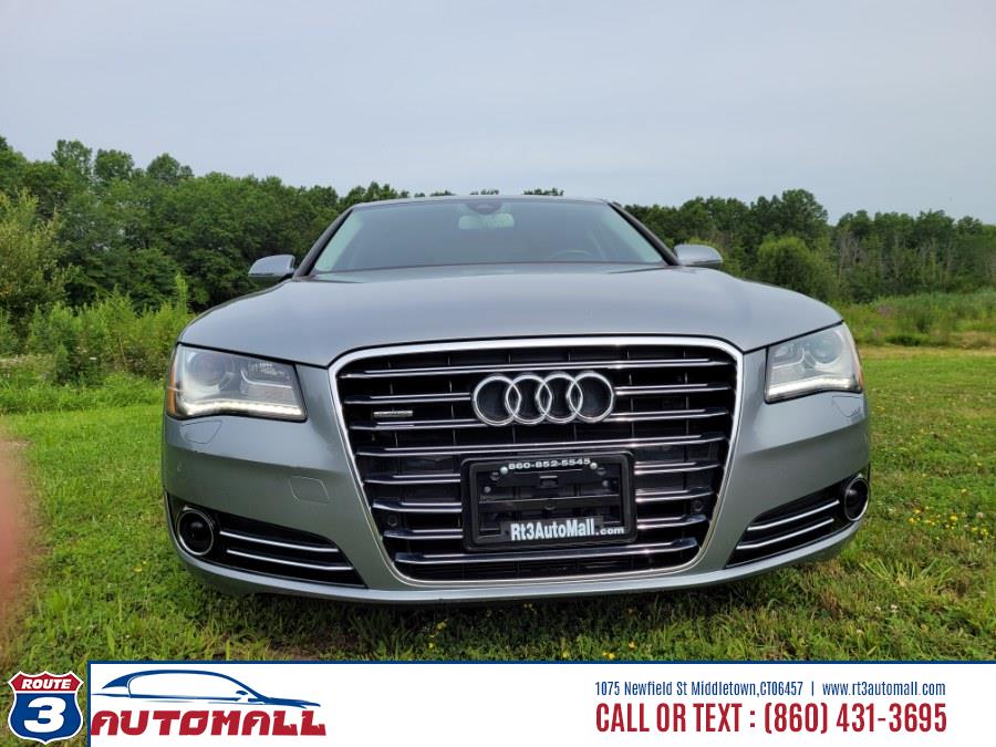 2012 Audi A8 4dr Sdn, available for sale in Middletown, Connecticut | RT 3 AUTO MALL LLC. Middletown, Connecticut 2012 Audi A8 4dr Sdn, available for sale in Middletown, Connecticut | RT 3 AUTO MALL LLC. Middletown, Connecticut