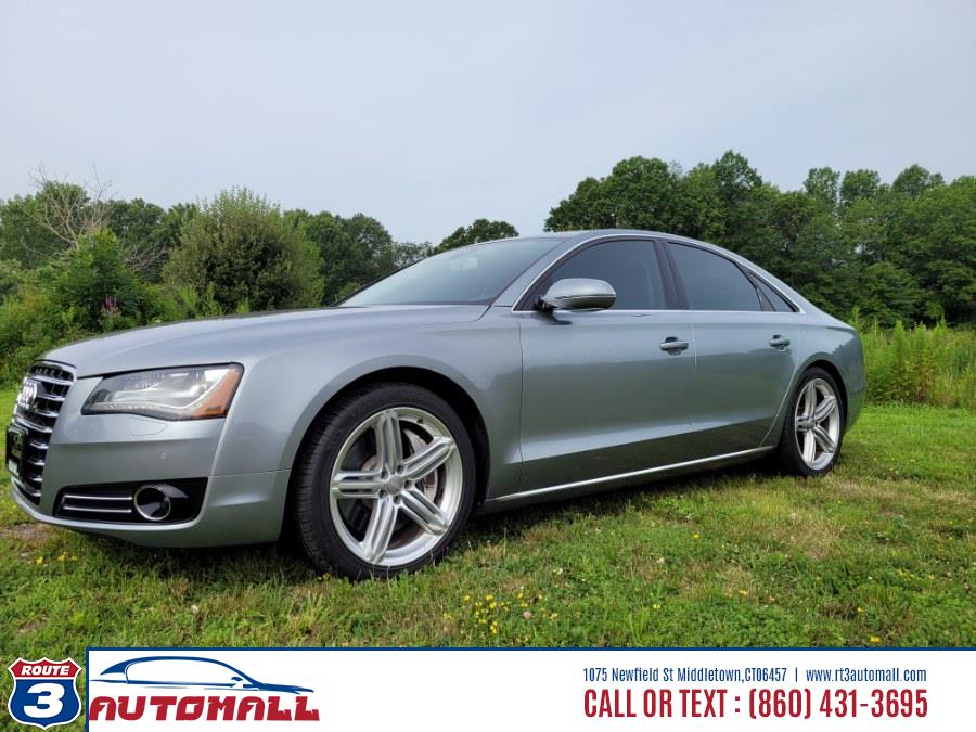 2012 Audi A8 4dr Sdn, available for sale in Middletown, Connecticut | RT 3 AUTO MALL LLC. Middletown, Connecticut