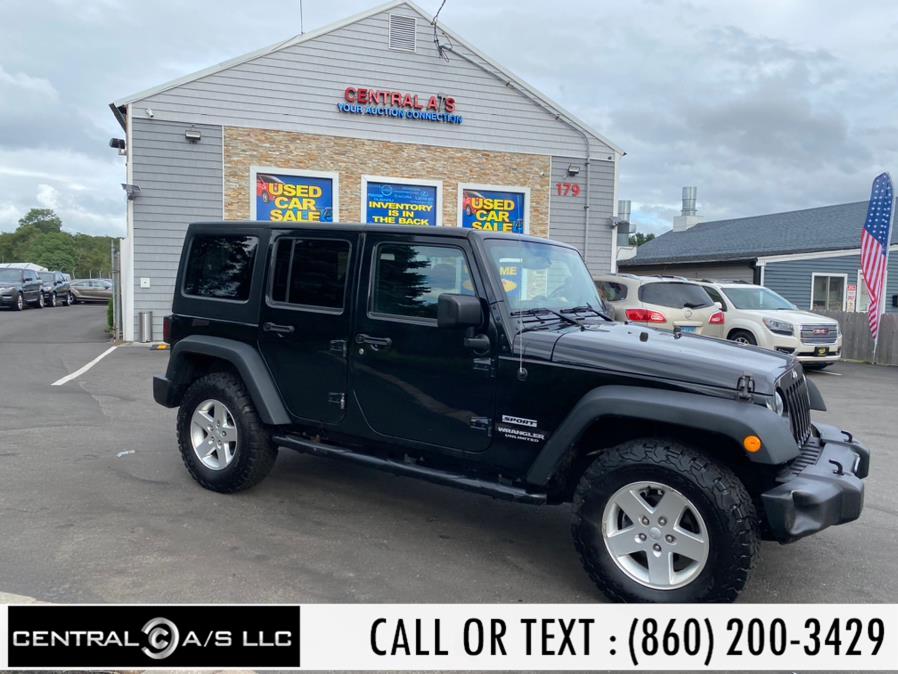2014 Jeep Wrangler Unlimited 4WD 4dr Sport, available for sale in East Windsor, Connecticut | Central A/S LLC. East Windsor, Connecticut 2014 Jeep Wrangler Unlimited 4WD 4dr Sport, available for sale in East Windsor, Connecticut | Central A/S LLC. East Windsor, Connecticut