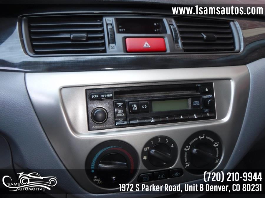 Used Mitsubishi Lancer 4 2005 | Sam's Automotive. Denver, Colorado Used Mitsubishi Lancer 4 2005 | Sam's Automotive. Denver, Colorado