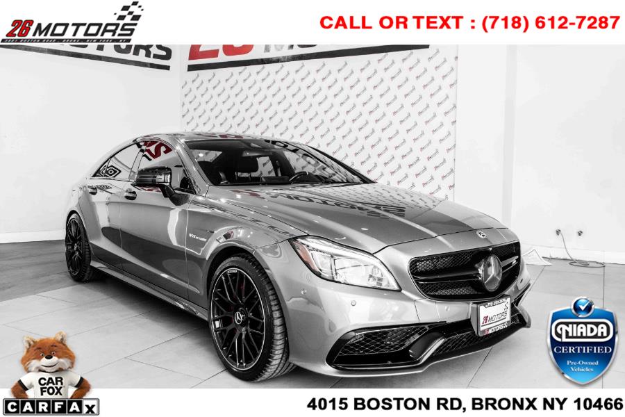 Used Mercedes-Benz CLS AMG CLS 63 S 4MATIC Coupe 2017 | 26 Motors Corp. Bronx, New York Used Mercedes-Benz CLS AMG CLS 63 S 4MATIC Coupe 2017 | 26 Motors Corp. Bronx, New York