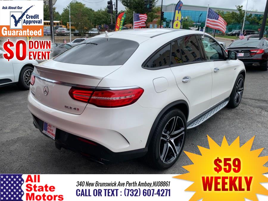 2018 Mercedes-Benz GLE AMG GLE 43 4MATIC Coupe, available for sale in Perth Amboy, New Jersey | All State Motor Inc. Perth Amboy, New Jersey 2018 Mercedes-Benz GLE AMG GLE 43 4MATIC Coupe, available for sale in Perth Amboy, New Jersey | All State Motor Inc. Perth Amboy, New Jersey