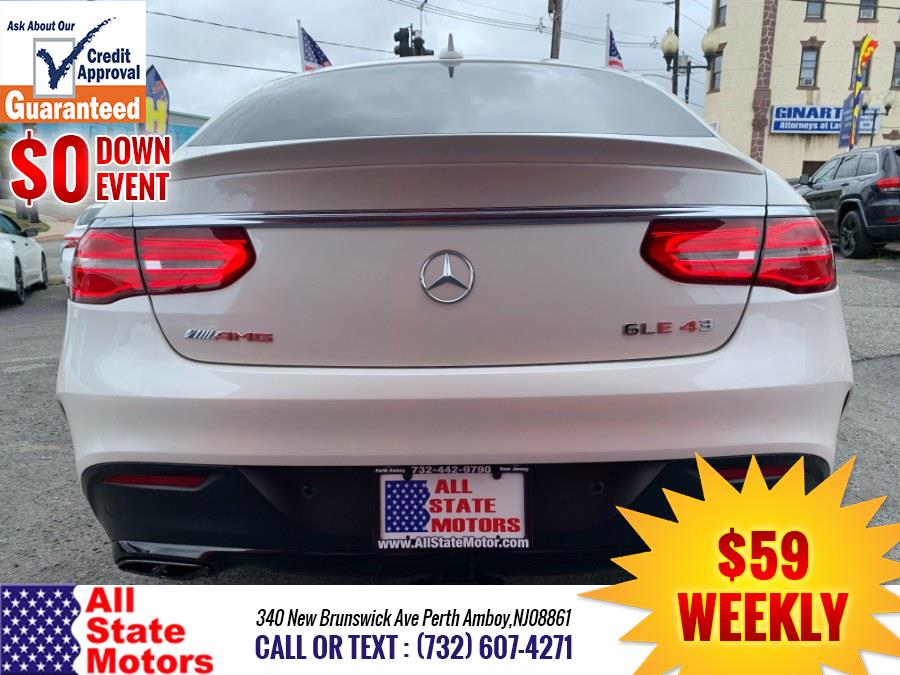 2018 Mercedes-Benz GLE AMG GLE 43 4MATIC Coupe, available for sale in Perth Amboy, New Jersey | All State Motor Inc. Perth Amboy, New Jersey 2018 Mercedes-Benz GLE AMG GLE 43 4MATIC Coupe, available for sale in Perth Amboy, New Jersey | All State Motor Inc. Perth Amboy, New Jersey