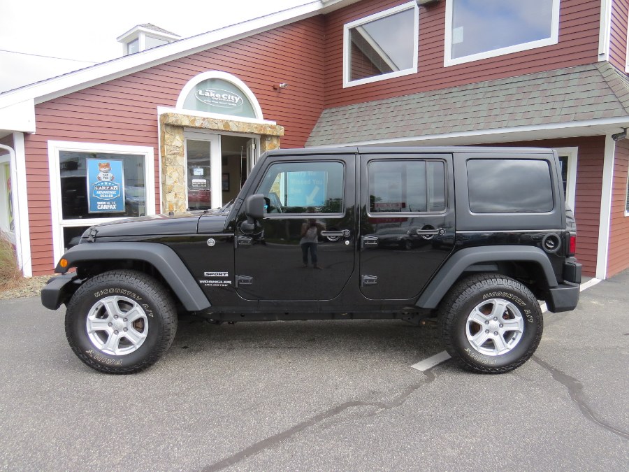 Used Jeep Wrangler Unlimited Sport 4x4 4dr SUV 2017 | Lake City Exports Inc. Auburn, Maine Used Jeep Wrangler Unlimited Sport 4x4 4dr SUV 2017 | Lake City Exports Inc. Auburn, Maine