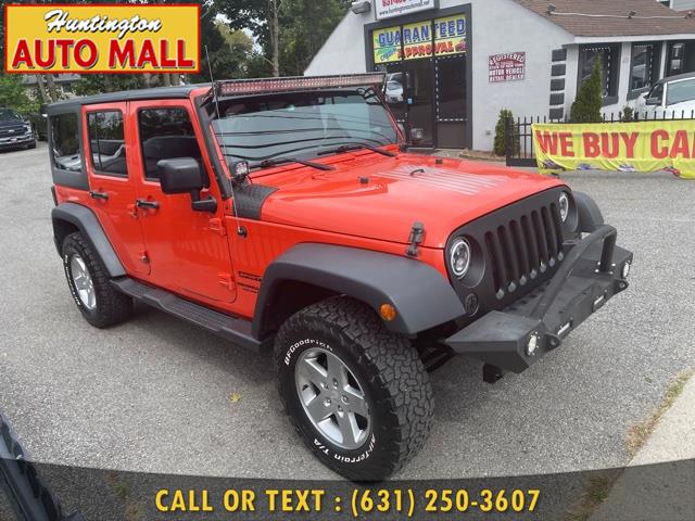 2015 Jeep Wrangler Unlimited 4WD 4dr Sport, available for sale in Huntington Station, New York | Huntington Auto Mall. Huntington Station, New York