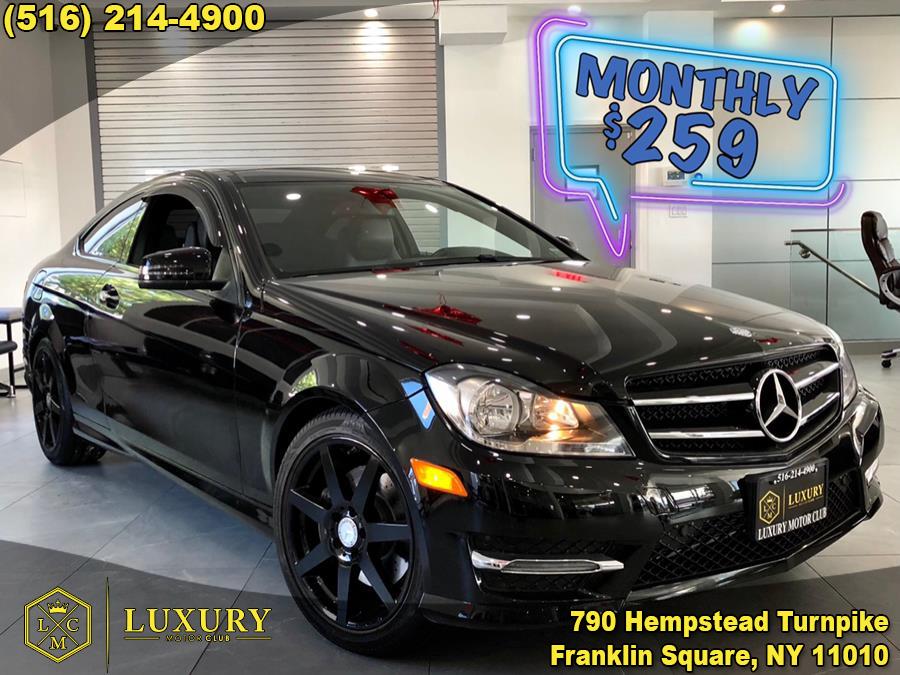 2015 Mercedes-Benz C-Class 2dr Cpe C 350 4MATIC, available for sale in Franklin Square, New York | Luxury Motor Club. Franklin Square, New York