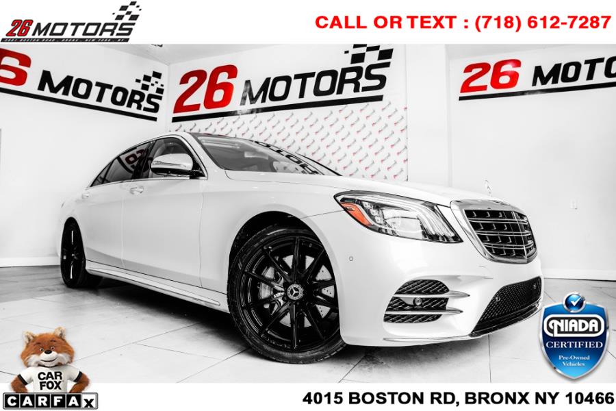 Used Mercedes-Benz S-Class S 450 Sedan 2018 | 26 Motors Corp. Bronx, New York Used Mercedes-Benz S-Class S 450 Sedan 2018 | 26 Motors Corp. Bronx, New York