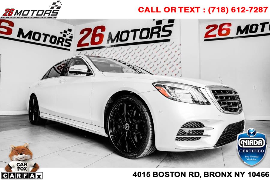 Used Mercedes-Benz S-Class S 450 Sedan 2018 | 26 Motors Corp. Bronx, New York Used Mercedes-Benz S-Class S 450 Sedan 2018 | 26 Motors Corp. Bronx, New York