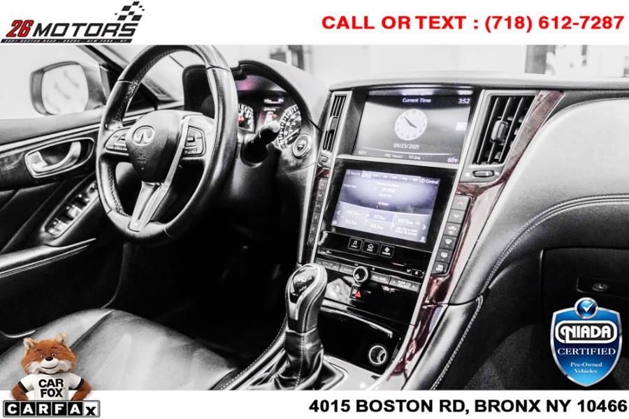 Used INFINITI Q50 3.0t LUXE AWD 2018 | 26 Motors Corp. Bronx, New York Used INFINITI Q50 3.0t LUXE AWD 2018 | 26 Motors Corp. Bronx, New York