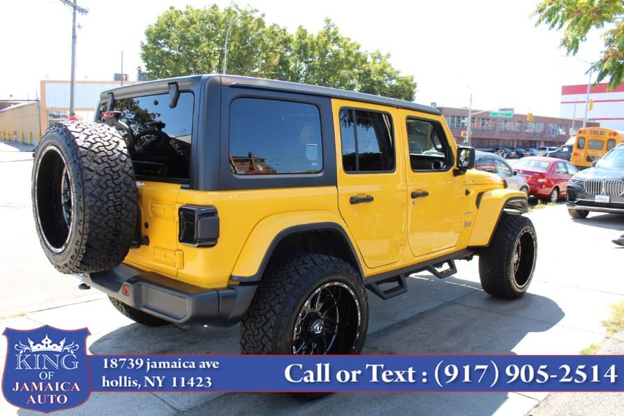 Used Jeep Wrangler Unlimited Sahara 4x4 2020 | King of Jamaica Auto Inc. Hollis, New York Used Jeep Wrangler Unlimited Sahara 4x4 2020 | King of Jamaica Auto Inc. Hollis, New York