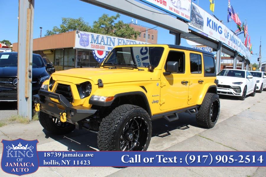 Used Jeep Wrangler Unlimited Sahara 4x4 2020 | King of Jamaica Auto Inc. Hollis, New York Used Jeep Wrangler Unlimited Sahara 4x4 2020 | King of Jamaica Auto Inc. Hollis, New York