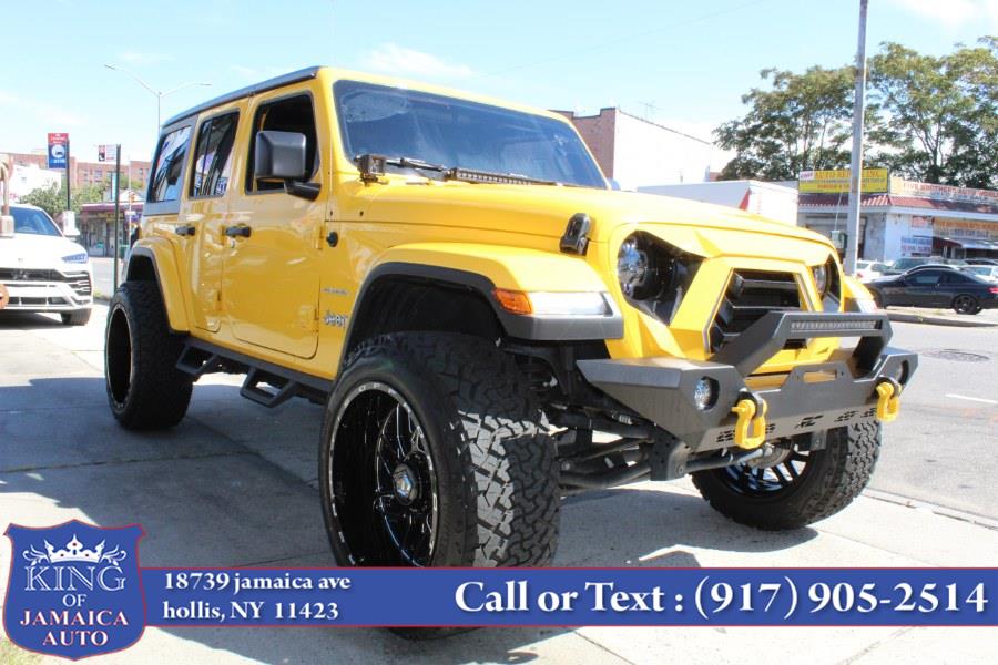 Used Jeep Wrangler Unlimited Sahara 4x4 2020 | King of Jamaica Auto Inc. Hollis, New York Used Jeep Wrangler Unlimited Sahara 4x4 2020 | King of Jamaica Auto Inc. Hollis, New York
