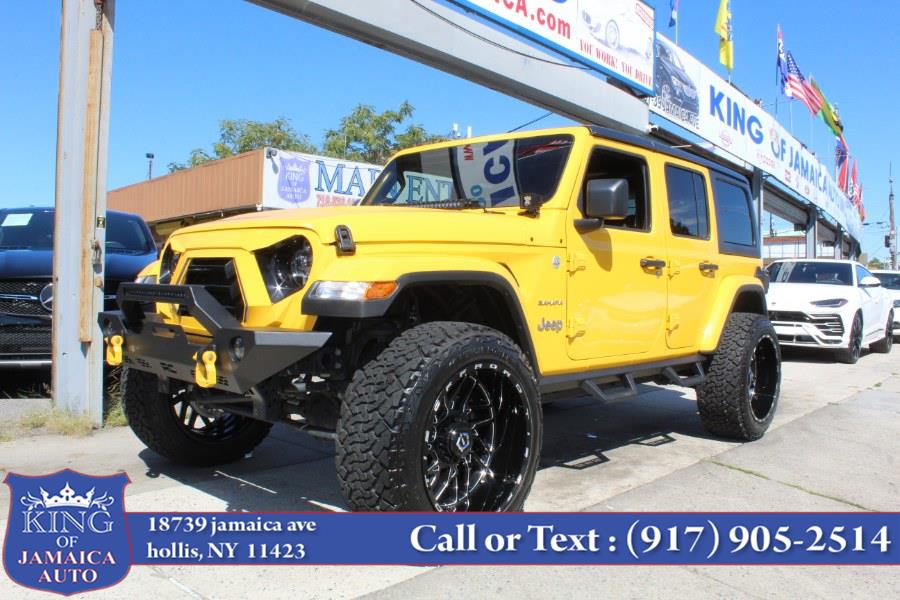 Used Jeep Wrangler Unlimited Sahara 4x4 2020 | King of Jamaica Auto Inc. Hollis, New York Used Jeep Wrangler Unlimited Sahara 4x4 2020 | King of Jamaica Auto Inc. Hollis, New York