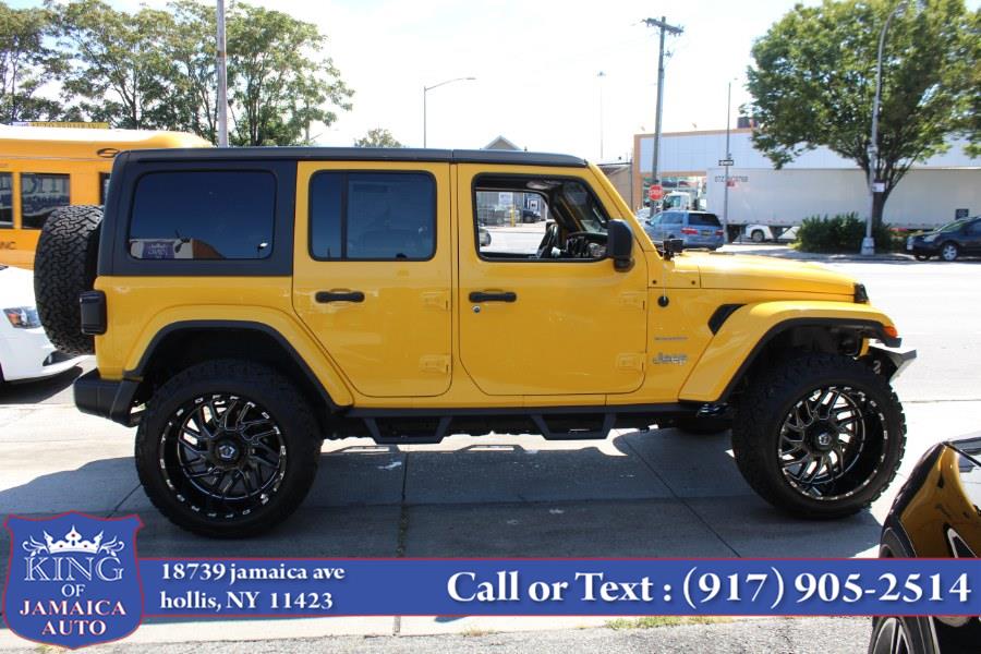 Used Jeep Wrangler Unlimited Sahara 4x4 2020 | King of Jamaica Auto Inc. Hollis, New York Used Jeep Wrangler Unlimited Sahara 4x4 2020 | King of Jamaica Auto Inc. Hollis, New York