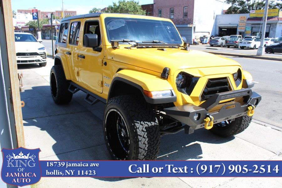 Used Jeep Wrangler Unlimited Sahara 4x4 2020 | King of Jamaica Auto Inc. Hollis, New York Used Jeep Wrangler Unlimited Sahara 4x4 2020 | King of Jamaica Auto Inc. Hollis, New York