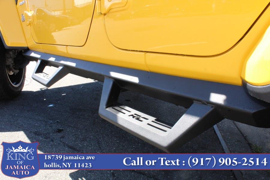 Used Jeep Wrangler Unlimited Sahara 4x4 2020 | King of Jamaica Auto Inc. Hollis, New York Used Jeep Wrangler Unlimited Sahara 4x4 2020 | King of Jamaica Auto Inc. Hollis, New York
