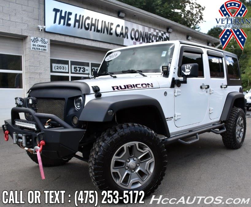 2016 Jeep Wrangler Unlimited 4WD 4dr Rubicon, available for sale in Waterbury, Connecticut | Highline Car Connection. Waterbury, Connecticut