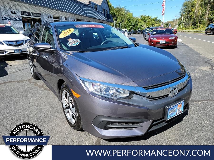 Used Honda Civic Sedan LX CVT 2018 | Performance Motor Cars Of Connecticut LLC. Wilton, Connecticut Used Honda Civic Sedan LX CVT 2018 | Performance Motor Cars Of Connecticut LLC. Wilton, Connecticut