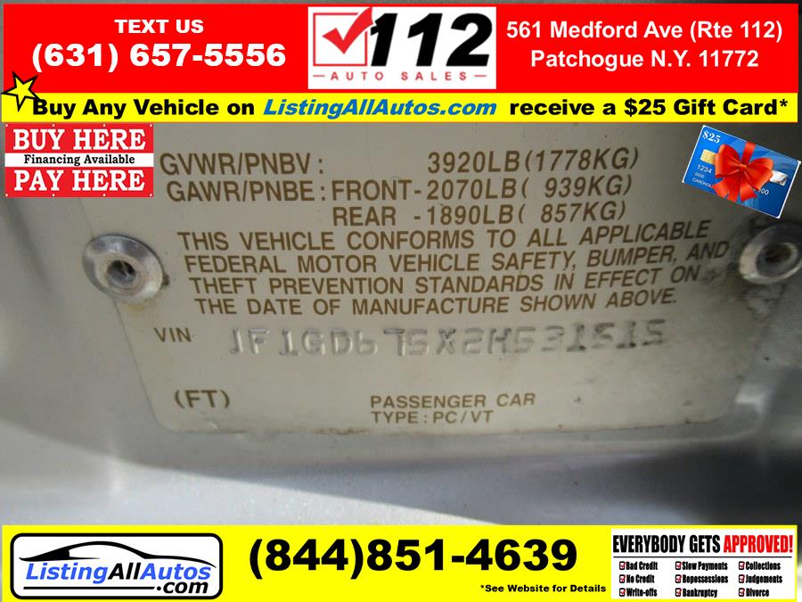 Used Subaru Impreza 4dr Sdn RS Auto 2002 | www.ListingAllAutos.com. Patchogue, New York