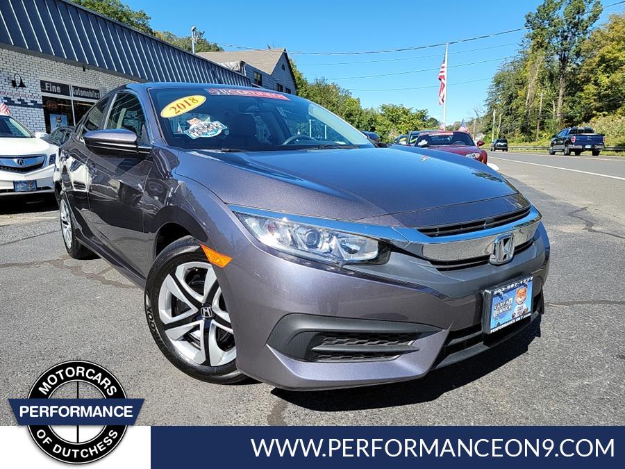 2018 Honda Civic Sedan LX CVT, available for sale in Wappingers Falls, New York | Performance Motor Cars. Wappingers Falls, New York