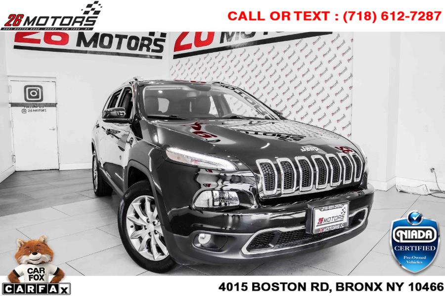 Used Jeep Cherokee Limited 4x4 2018 | 26 Motors Corp. Bronx, New York Used Jeep Cherokee Limited 4x4 2018 | 26 Motors Corp. Bronx, New York