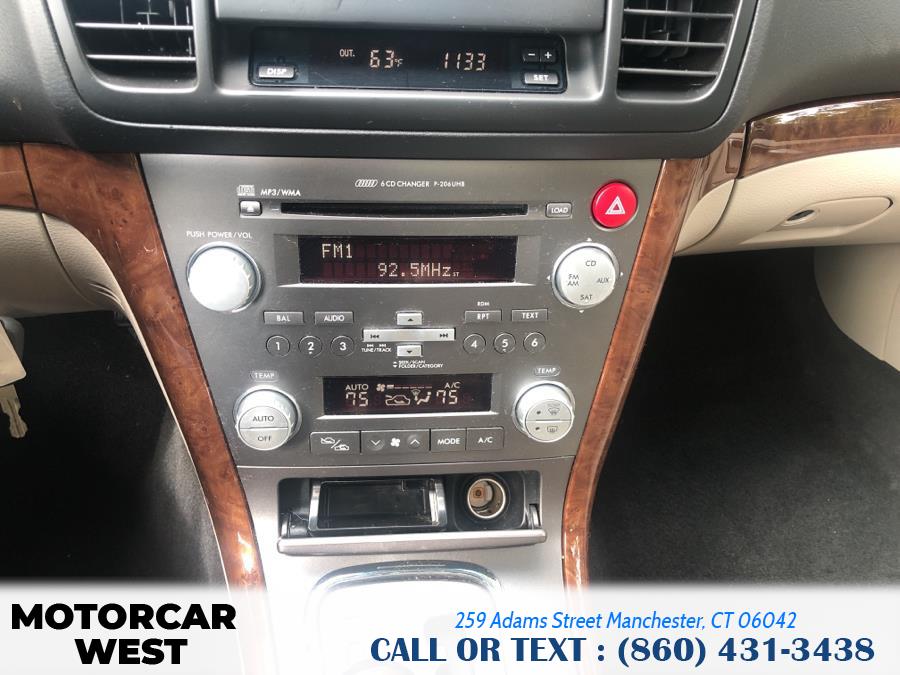 2009 Subaru Legacy 4dr H4 Auto Ltd, available for sale in Manchester, Connecticut | Motorcar West. Manchester, Connecticut 2009 Subaru Legacy 4dr H4 Auto Ltd, available for sale in Manchester, Connecticut | Motorcar West. Manchester, Connecticut
