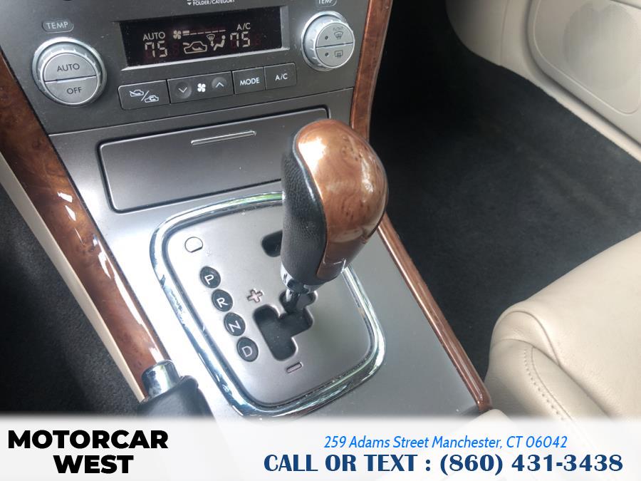 2009 Subaru Legacy 4dr H4 Auto Ltd, available for sale in Manchester, Connecticut | Motorcar West. Manchester, Connecticut 2009 Subaru Legacy 4dr H4 Auto Ltd, available for sale in Manchester, Connecticut | Motorcar West. Manchester, Connecticut