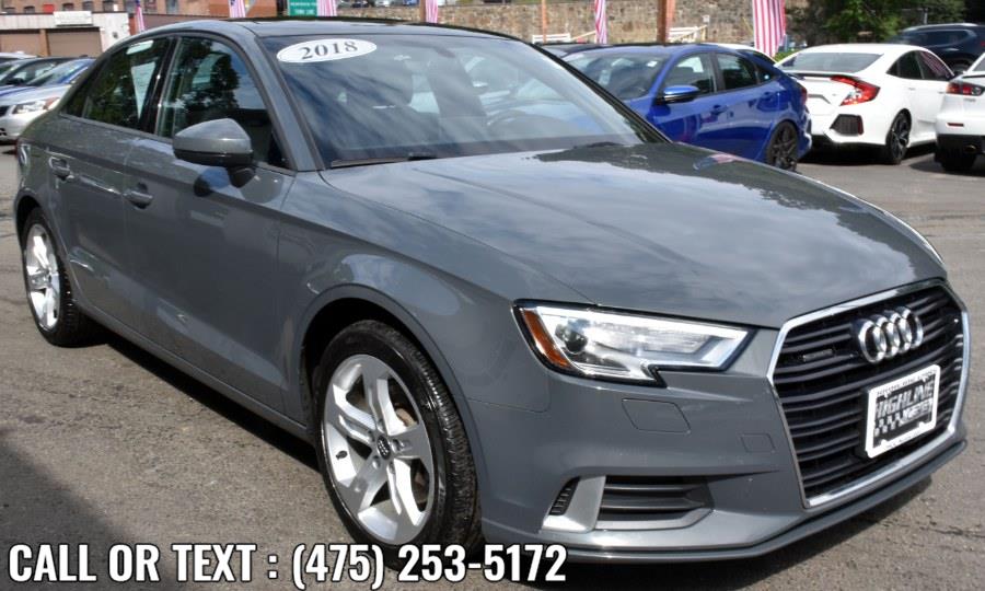 Used Audi A3 Sedan 2.0 TFSI Tech Premium quattro AWD 2018 | Highline Car Connection. Waterbury, Connecticut Used Audi A3 Sedan 2.0 TFSI Tech Premium quattro AWD 2018 | Highline Car Connection. Waterbury, Connecticut