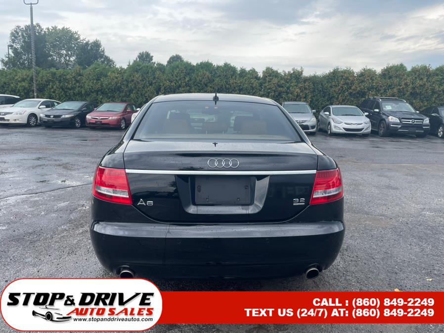 2008 Audi A6 4dr Sdn 3.2L quattro, available for sale in East Windsor, Connecticut | Stop & Drive Auto Sales. East Windsor, Connecticut 2008 Audi A6 4dr Sdn 3.2L quattro, available for sale in East Windsor, Connecticut | Stop & Drive Auto Sales. East Windsor, Connecticut
