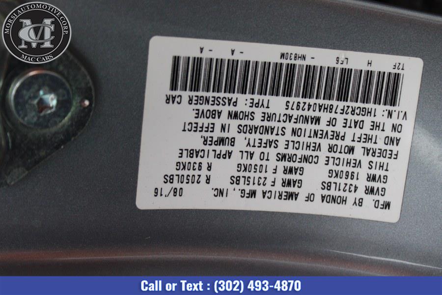 Used Honda Accord Sedan EX CVT 2017 | Morsi Automotive Corp. New Castle, Delaware Used Honda Accord Sedan EX CVT 2017 | Morsi Automotive Corp. New Castle, Delaware