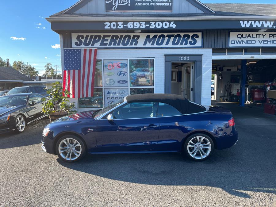 Used AUDI S5 QUATRO CABRIOLET 2 DR CABRIOLET PREMIUM PLUS 2014 | Superior Motors LLC. Milford, Connecticut