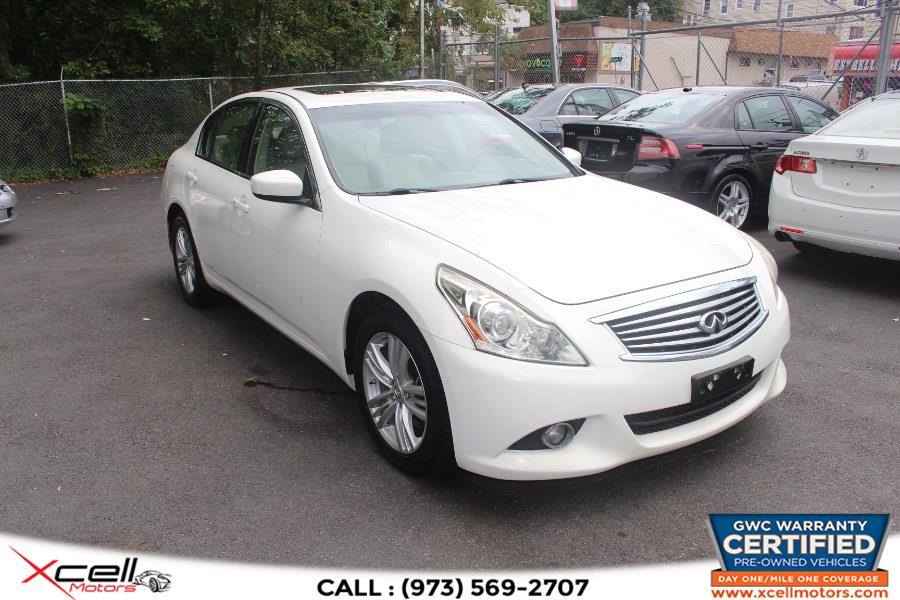 2012 INFINITI G37x Sedan AWD 4dr x AWD, available for sale in Paterson, New Jersey | Xcell Motors LLC. Paterson, New Jersey