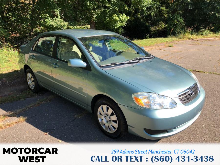 Used Toyota Corolla 4dr Sdn Auto LE (Natl) 2007 | Motorcar West. Manchester, Connecticut Used Toyota Corolla 4dr Sdn Auto LE (Natl) 2007 | Motorcar West. Manchester, Connecticut