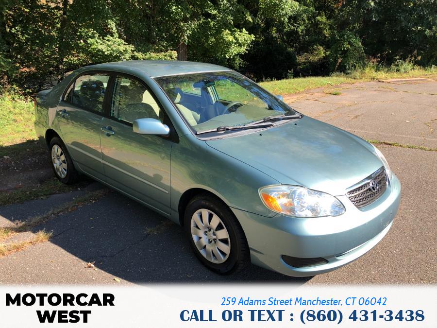 Used Toyota Corolla 4dr Sdn Auto LE (Natl) 2007 | Motorcar West. Manchester, Connecticut Used Toyota Corolla 4dr Sdn Auto LE (Natl) 2007 | Motorcar West. Manchester, Connecticut