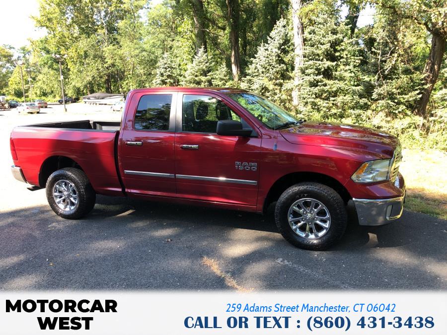 2014 Ram 1500 4WD Quad Cab 140.5" Outdoorsman, available for sale in Manchester, Connecticut | Motorcar West. Manchester, Connecticut 2014 Ram 1500 4WD Quad Cab 140.5" Outdoorsman, available for sale in Manchester, Connecticut | Motorcar West. Manchester, Connecticut