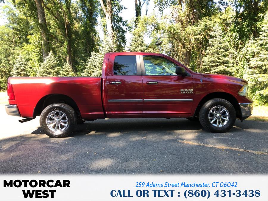 2014 Ram 1500 4WD Quad Cab 140.5" Outdoorsman, available for sale in Manchester, Connecticut | Motorcar West. Manchester, Connecticut 2014 Ram 1500 4WD Quad Cab 140.5" Outdoorsman, available for sale in Manchester, Connecticut | Motorcar West. Manchester, Connecticut