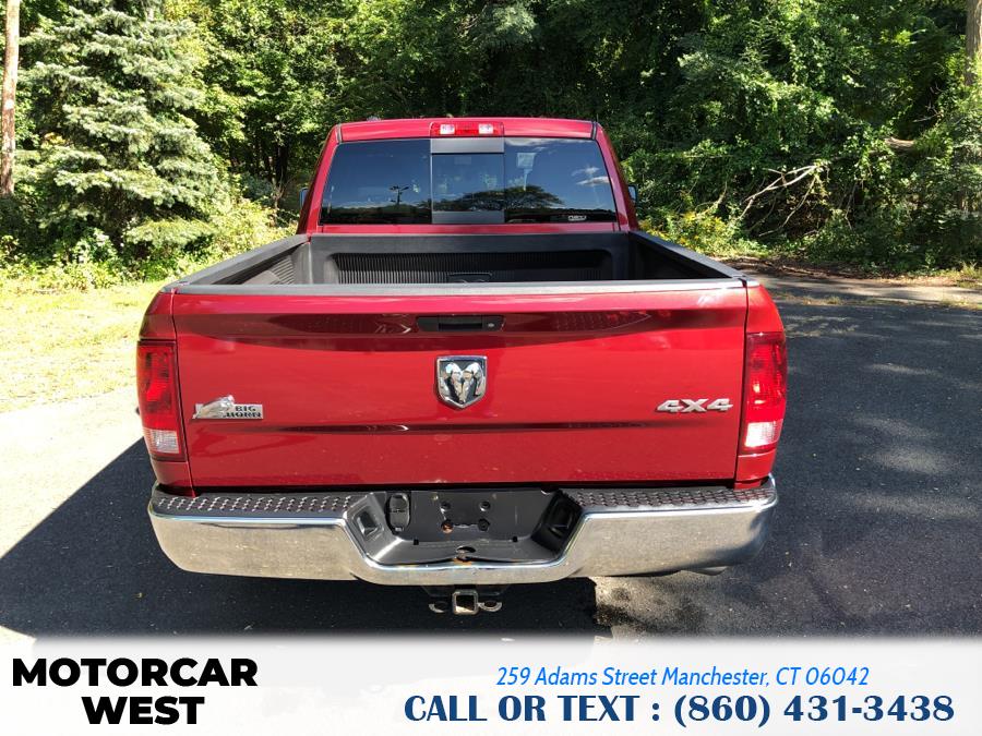 2014 Ram 1500 4WD Quad Cab 140.5" Outdoorsman, available for sale in Manchester, Connecticut | Motorcar West. Manchester, Connecticut 2014 Ram 1500 4WD Quad Cab 140.5" Outdoorsman, available for sale in Manchester, Connecticut | Motorcar West. Manchester, Connecticut
