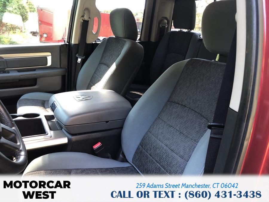2014 Ram 1500 4WD Quad Cab 140.5" Outdoorsman, available for sale in Manchester, Connecticut | Motorcar West. Manchester, Connecticut 2014 Ram 1500 4WD Quad Cab 140.5" Outdoorsman, available for sale in Manchester, Connecticut | Motorcar West. Manchester, Connecticut
