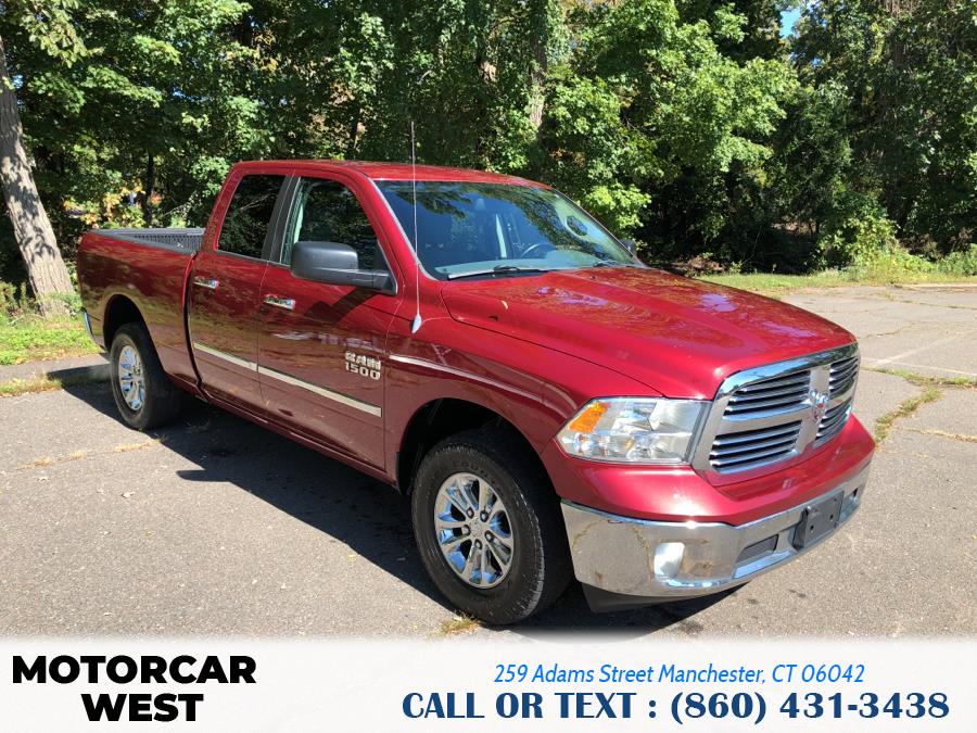 2014 Ram 1500 4WD Quad Cab 140.5" Outdoorsman, available for sale in Manchester, Connecticut | Motorcar West. Manchester, Connecticut 2014 Ram 1500 4WD Quad Cab 140.5" Outdoorsman, available for sale in Manchester, Connecticut | Motorcar West. Manchester, Connecticut
