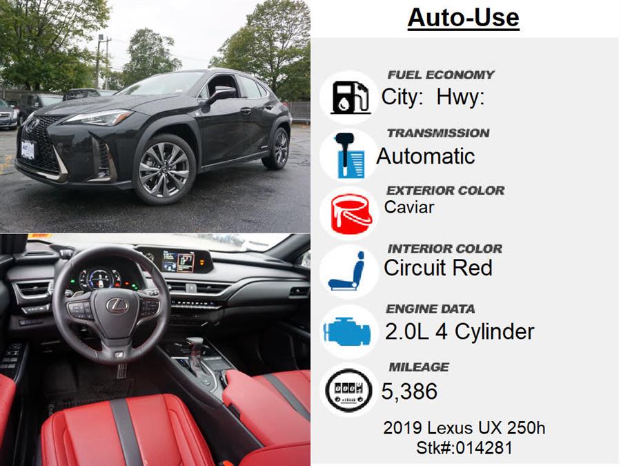 Used Lexus Ux 250h F SPORT 2019 | Autouse. Andover, Massachusetts Used Lexus Ux 250h F SPORT 2019 | Autouse. Andover, Massachusetts