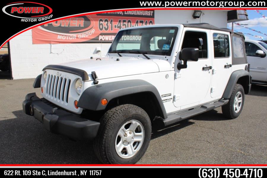 2011 Jeep Wrangler Unlimited 4WD 4dr Sport, available for sale in Lindenhurst, New York | Power Motor Group. Lindenhurst, New York