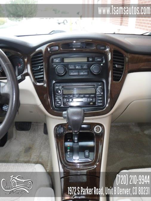 Used Toyota Highlander 4dr V6 4WD Limited (Natl) 2002 | Sam's Automotive. Denver, Colorado Used Toyota Highlander 4dr V6 4WD Limited (Natl) 2002 | Sam's Automotive. Denver, Colorado