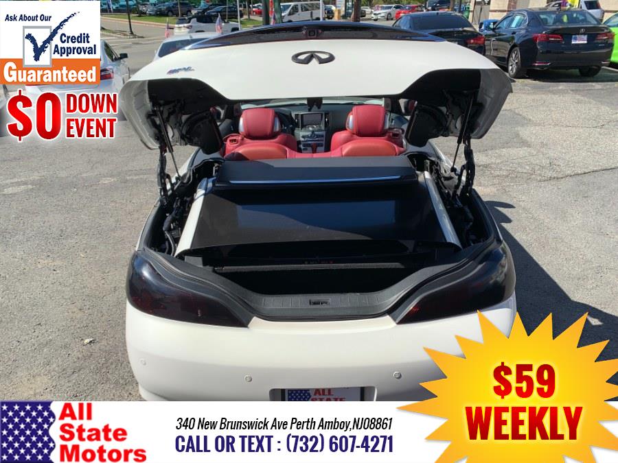 2013 INFINITI G37 Convertible 2dr Base, available for sale in Perth Amboy, New Jersey | All State Motor Inc. Perth Amboy, New Jersey 2013 INFINITI G37 Convertible 2dr Base, available for sale in Perth Amboy, New Jersey | All State Motor Inc. Perth Amboy, New Jersey