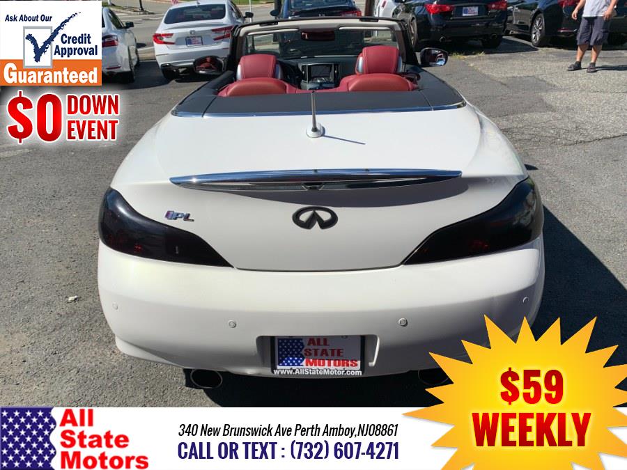 2013 INFINITI G37 Convertible 2dr Base, available for sale in Perth Amboy, New Jersey | All State Motor Inc. Perth Amboy, New Jersey 2013 INFINITI G37 Convertible 2dr Base, available for sale in Perth Amboy, New Jersey | All State Motor Inc. Perth Amboy, New Jersey