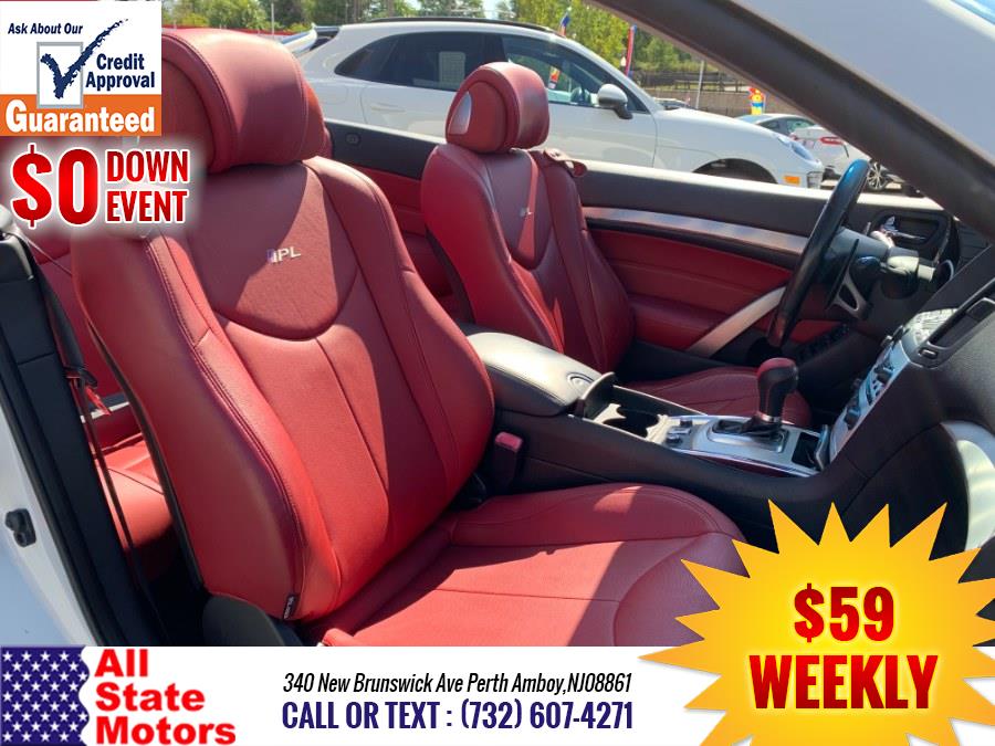2013 INFINITI G37 Convertible 2dr Base, available for sale in Perth Amboy, New Jersey | All State Motor Inc. Perth Amboy, New Jersey 2013 INFINITI G37 Convertible 2dr Base, available for sale in Perth Amboy, New Jersey | All State Motor Inc. Perth Amboy, New Jersey