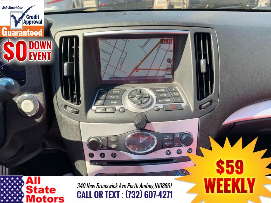 2013 INFINITI G37 Convertible 2dr Base, available for sale in Perth Amboy, New Jersey | All State Motor Inc. Perth Amboy, New Jersey 2013 INFINITI G37 Convertible 2dr Base, available for sale in Perth Amboy, New Jersey | All State Motor Inc. Perth Amboy, New Jersey
