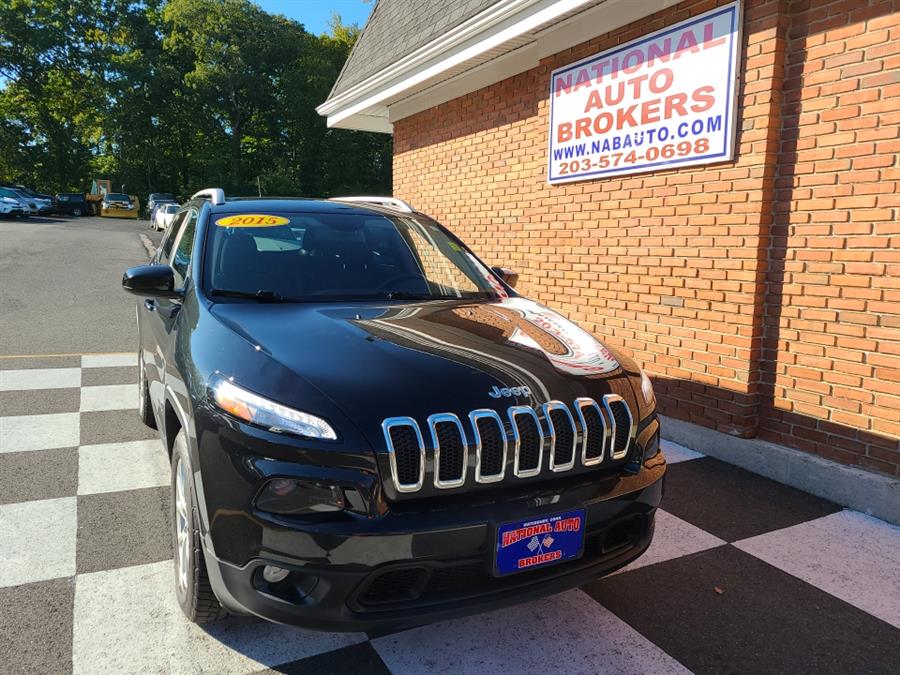 2015 Jeep Cherokee 4WD 4dr Latitude, available for sale in Waterbury, Connecticut | National Auto Brokers, Inc.. Waterbury, Connecticut
