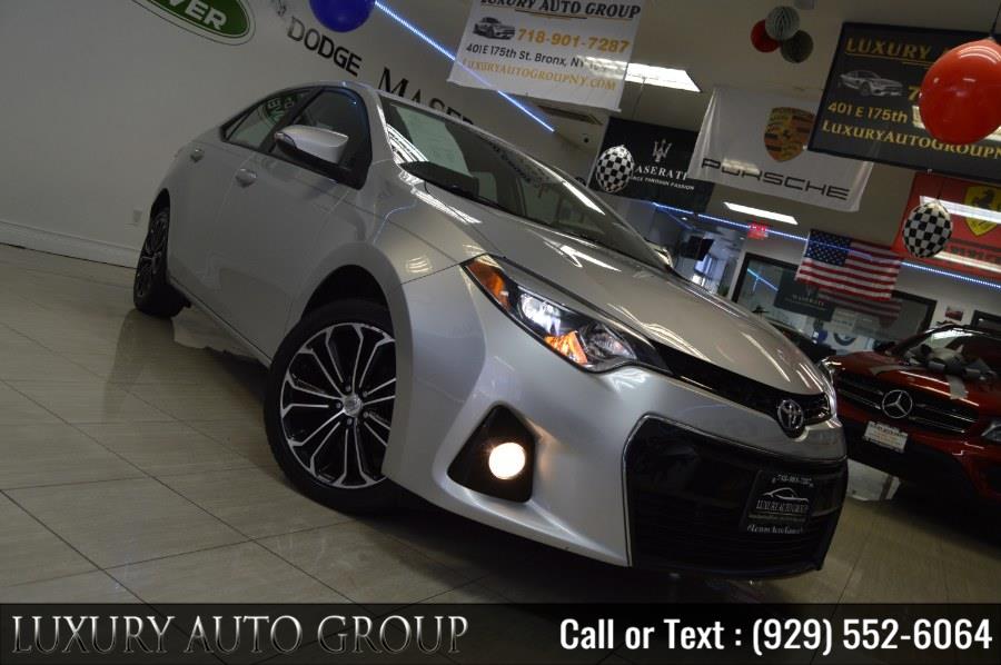 2014 Toyota Corolla 4dr Sdn CVT S Plus (Natl), available for sale in Bronx, New York | Luxury Auto Group. Bronx, New York